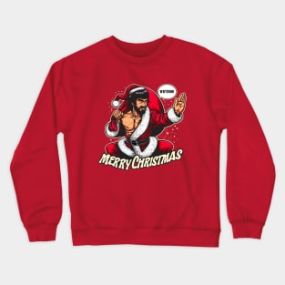 Santa Kung Fu Master Crewneck Sweatshirt